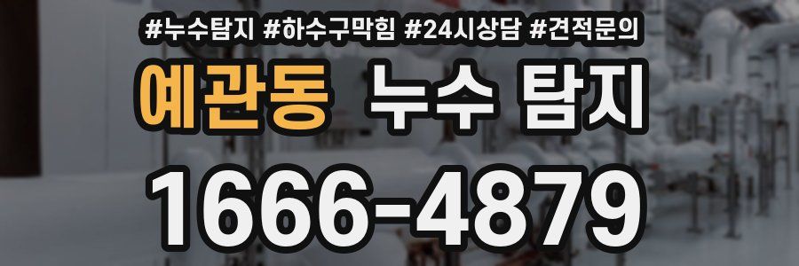 예관동 누수 탐지