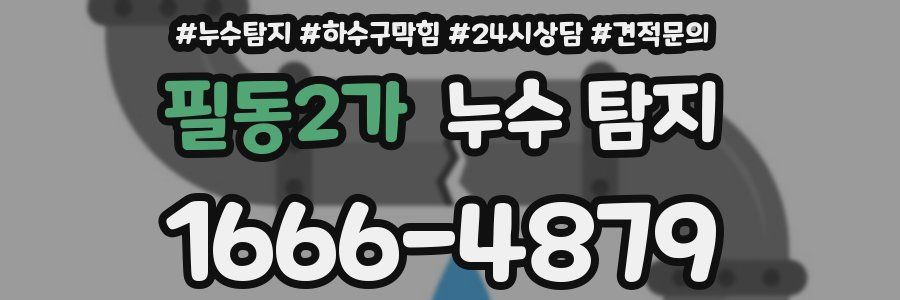 필동2가 누수 탐지