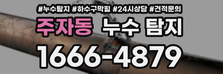 주자동 누수 탐지