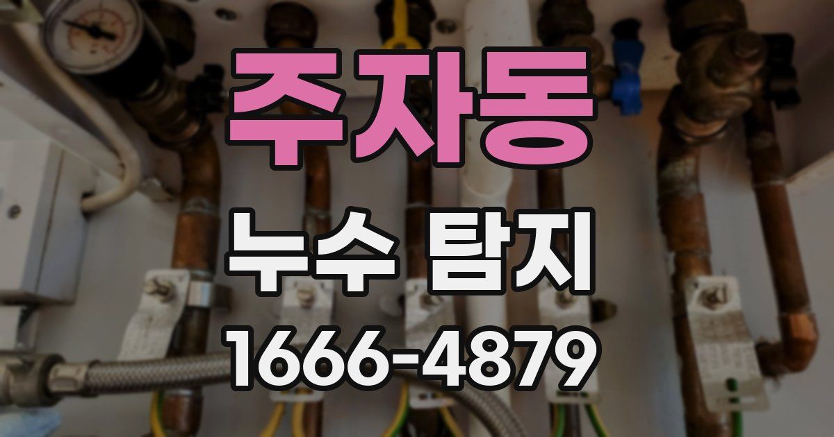 주자동 누수 탐지
