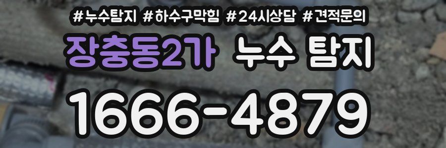 장충동2가 누수 탐지
