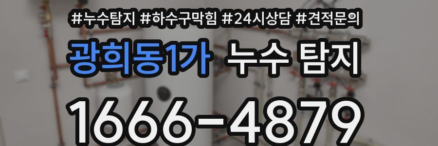 광희동1가 누수 탐지