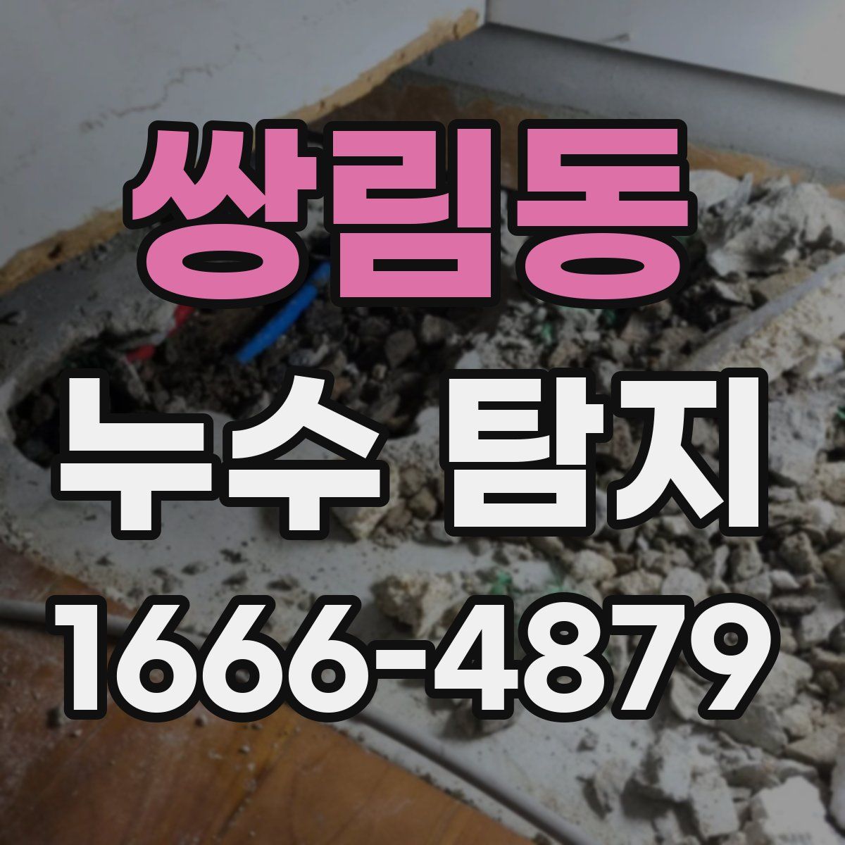 쌍림동 누수 탐지