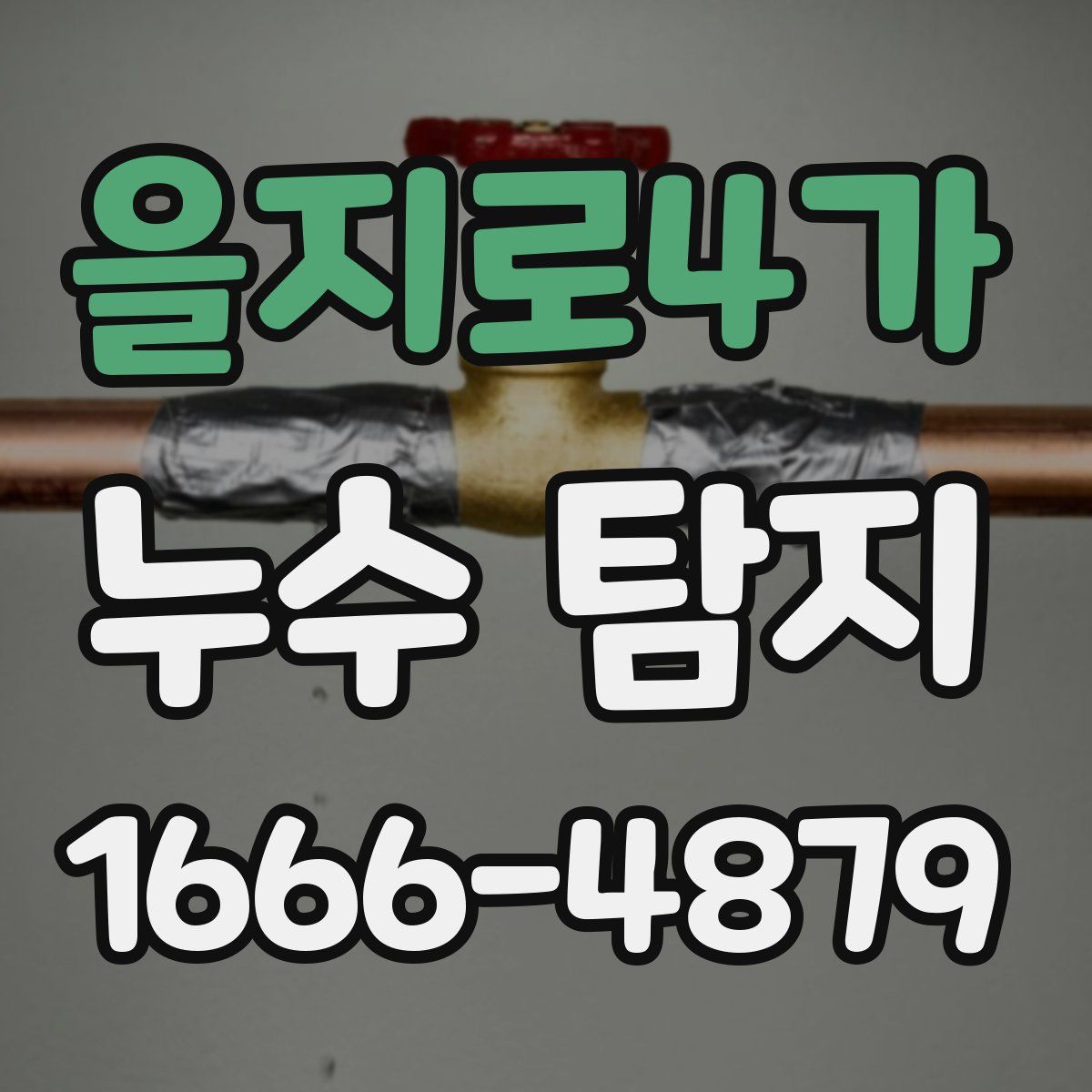 을지로4가 누수 탐지