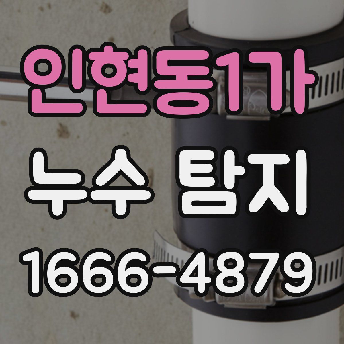 인현동1가 누수 탐지