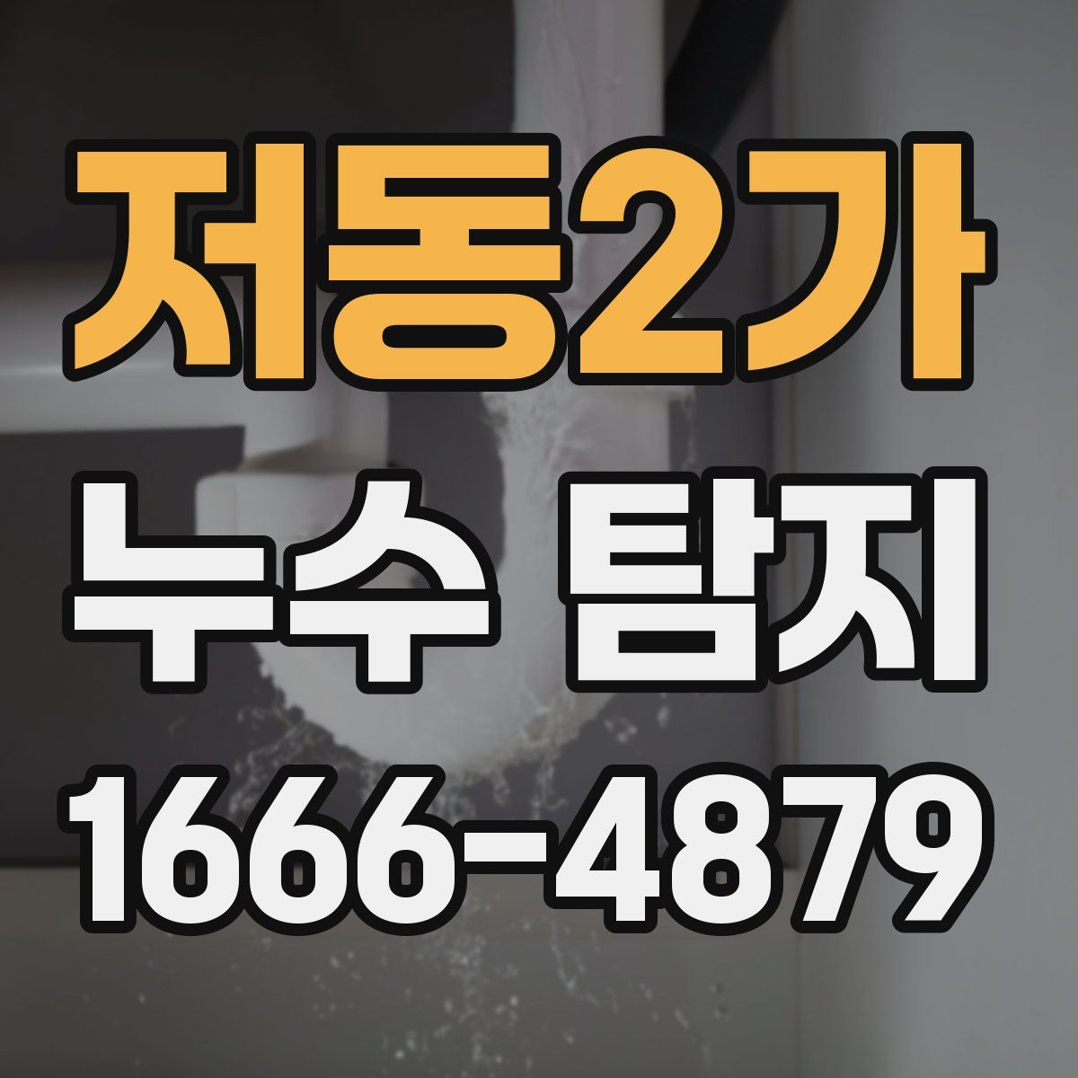 저동2가 누수 탐지