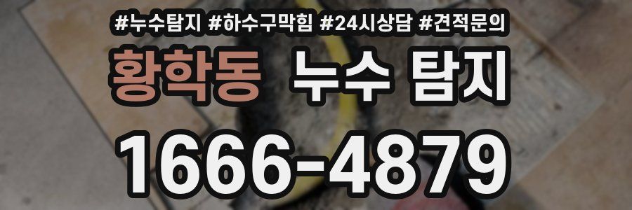 황학동 누수 탐지