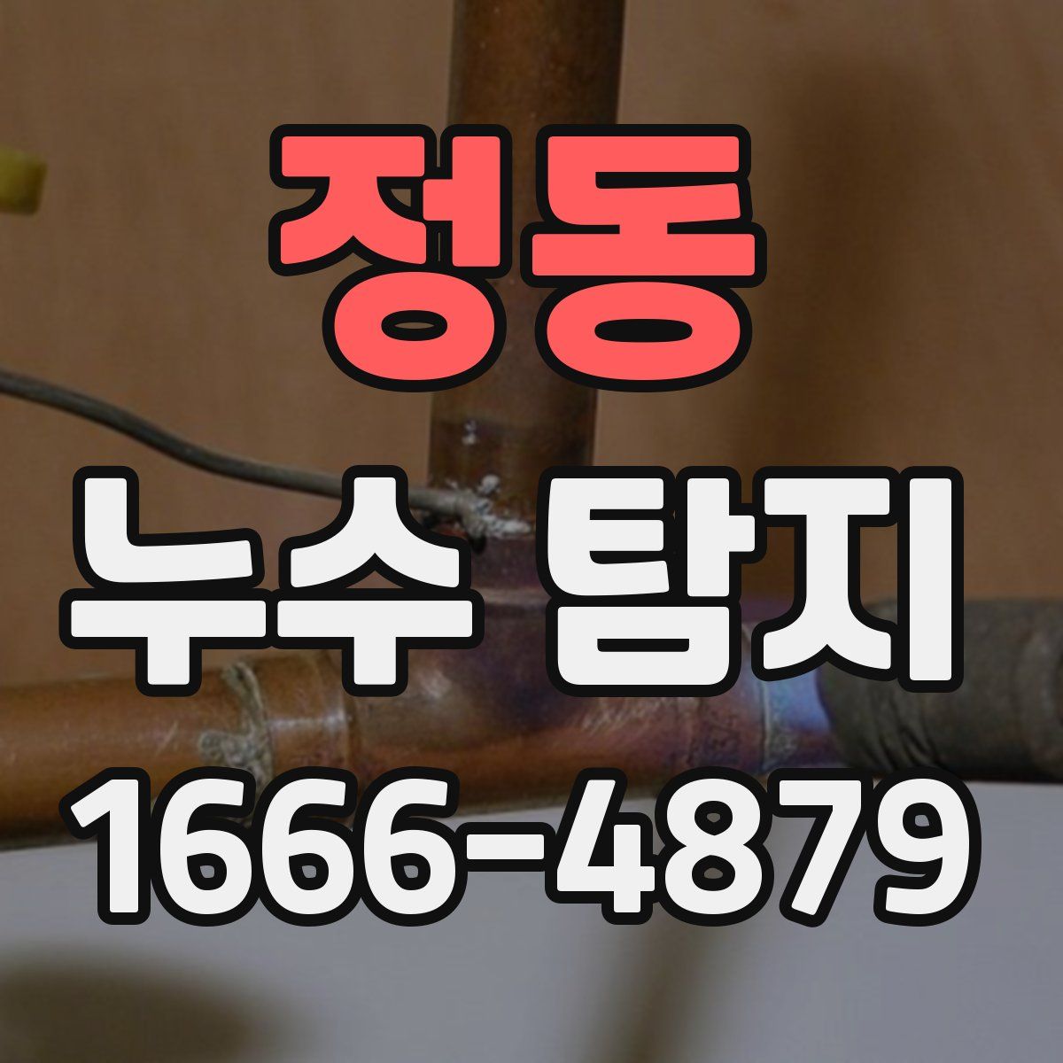 정동 누수 탐지