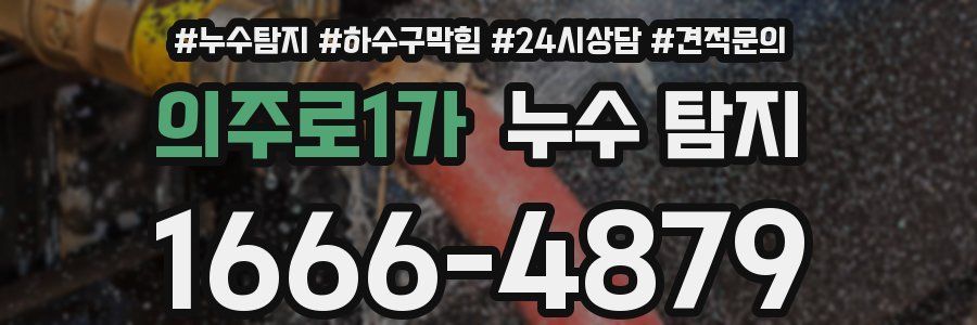 의주로1가 누수 탐지