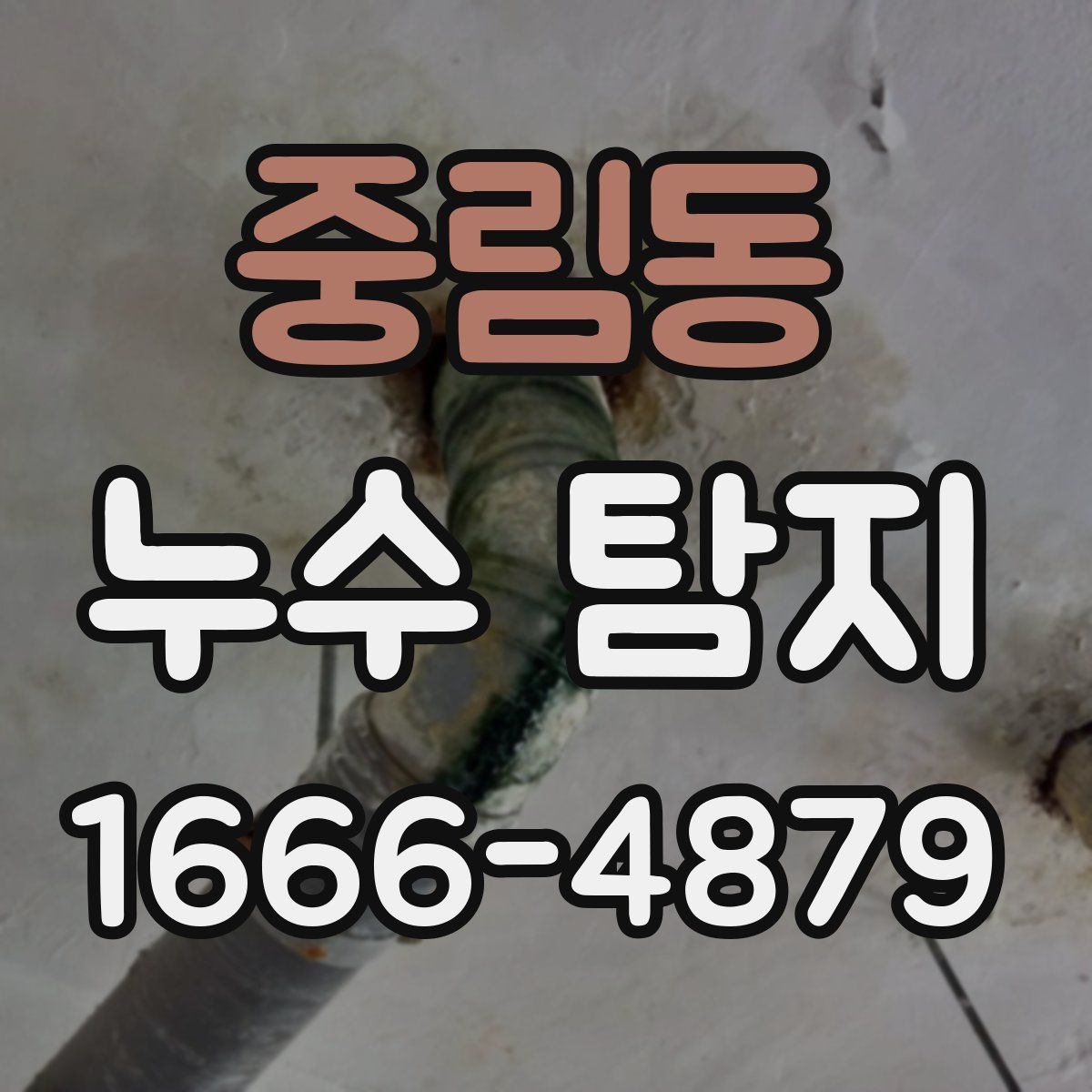 중림동 누수 탐지