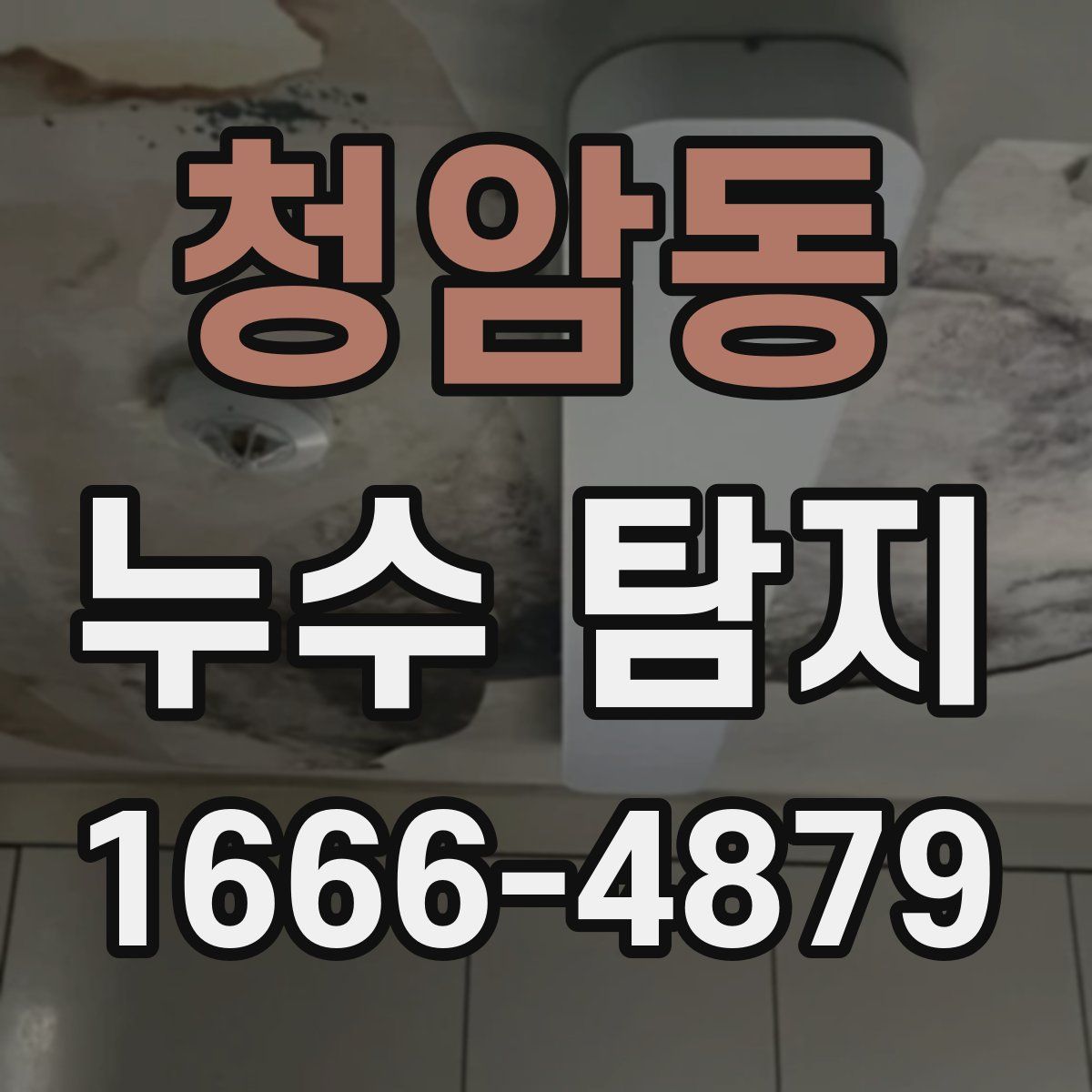 청암동 누수 탐지