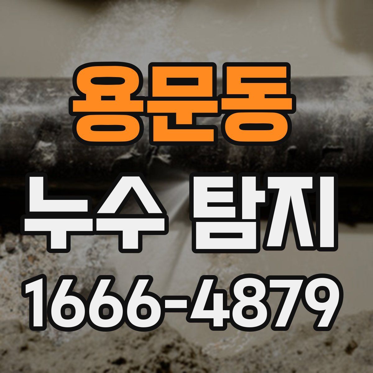 용문동 누수 탐지
