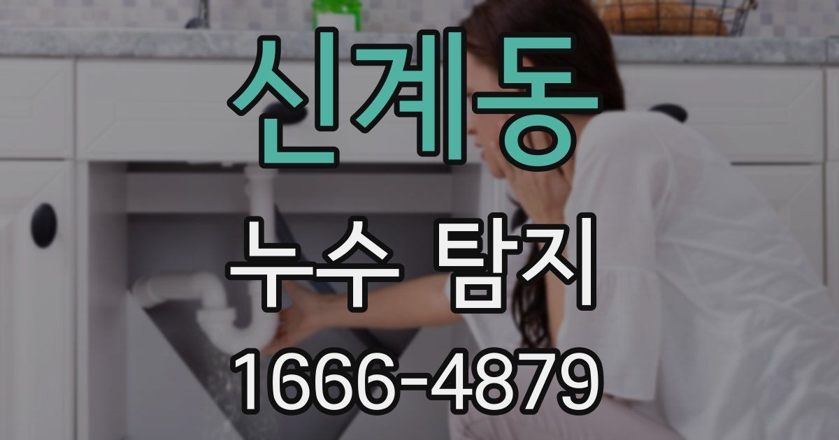신계동 누수 탐지