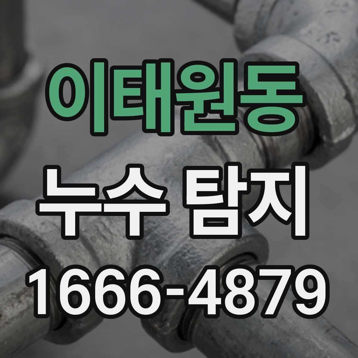 이태원동 누수 탐지