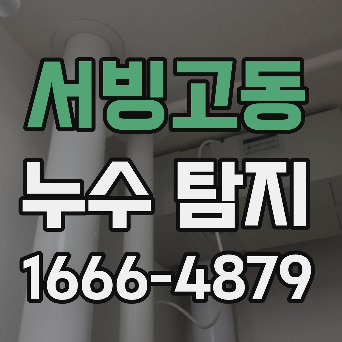 서빙고동 누수 탐지