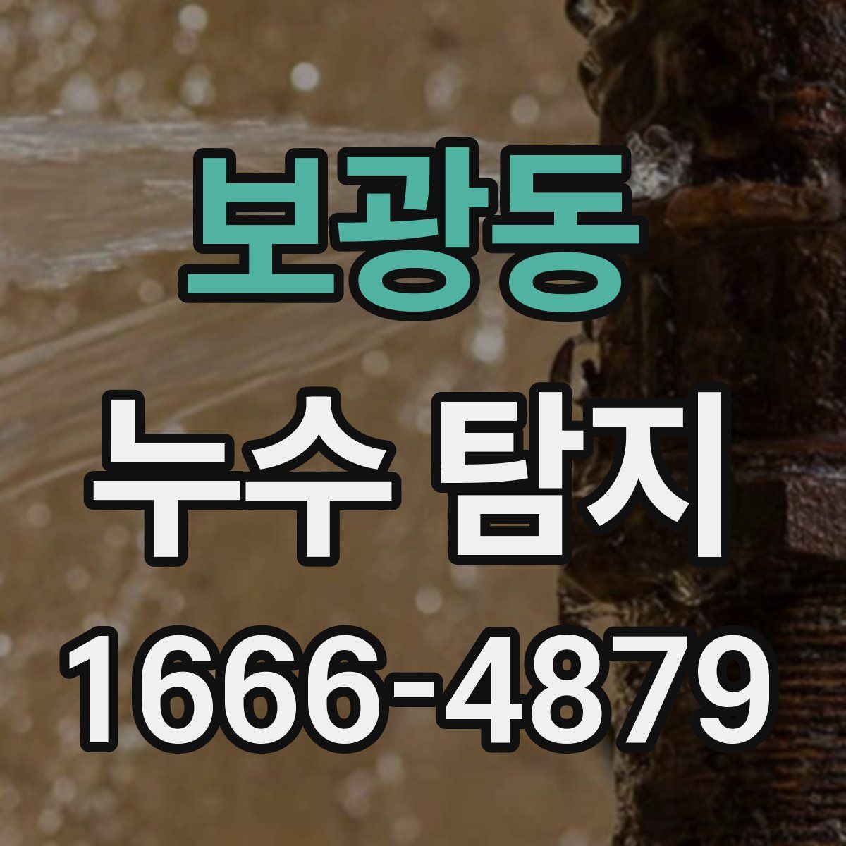 보광동 누수 탐지