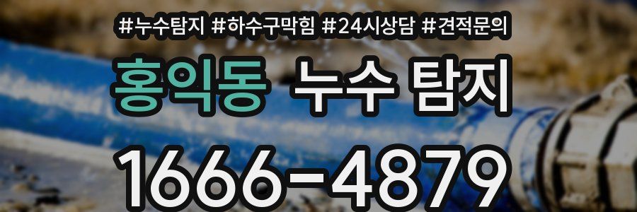 홍익동 누수 탐지