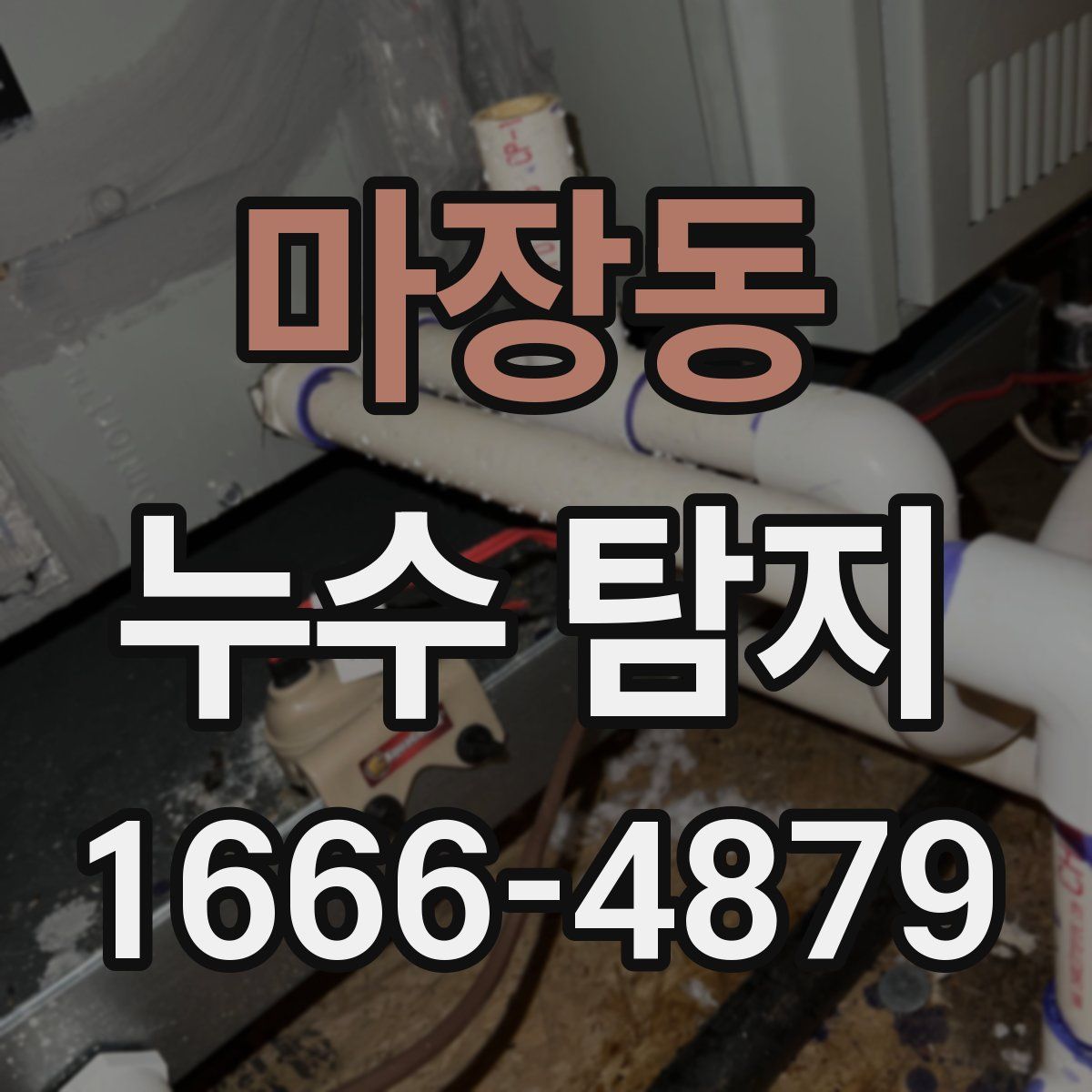 마장동 누수 탐지