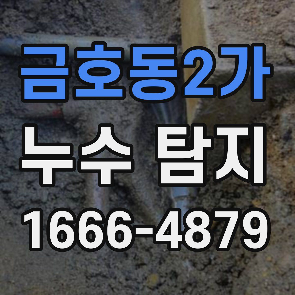 금호동2가 누수 탐지