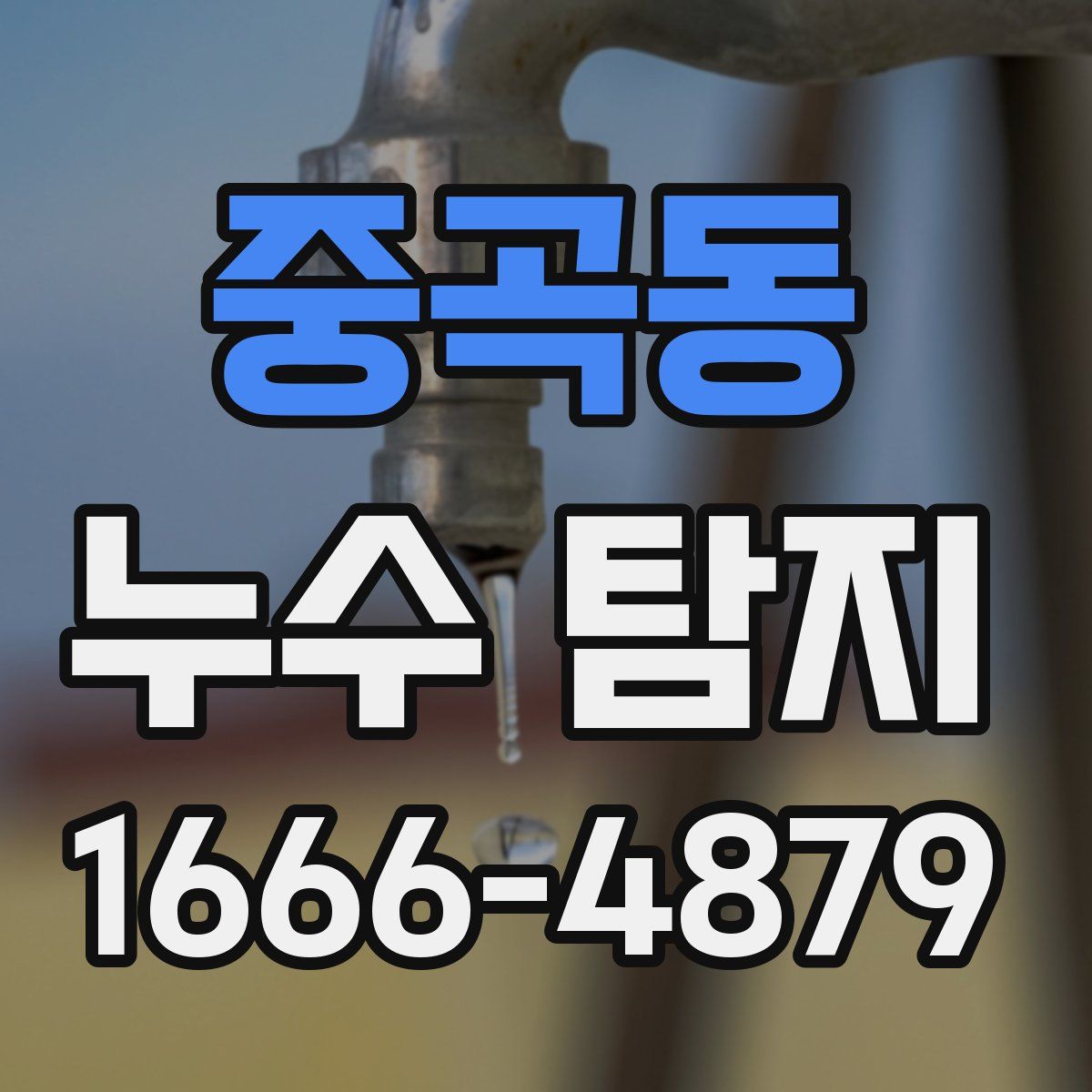 중곡동 누수 탐지