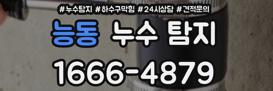 능동 누수 탐지