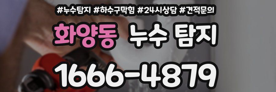 화양동 누수 탐지