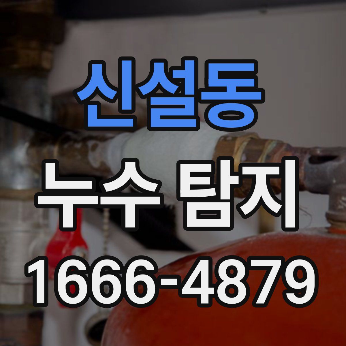 신설동 누수 탐지