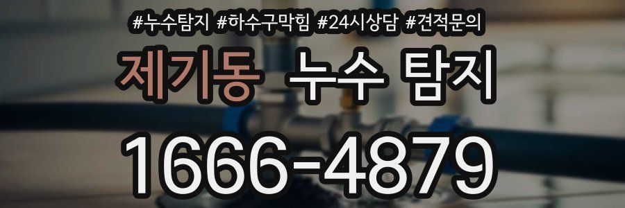 제기동 누수 탐지