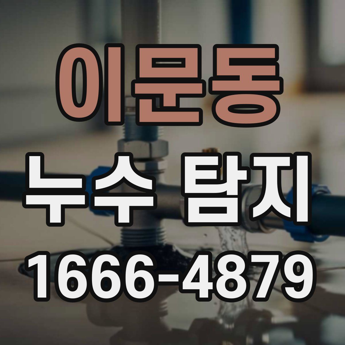 이문동 누수 탐지