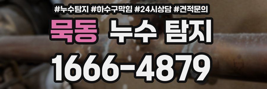 묵동 누수 탐지