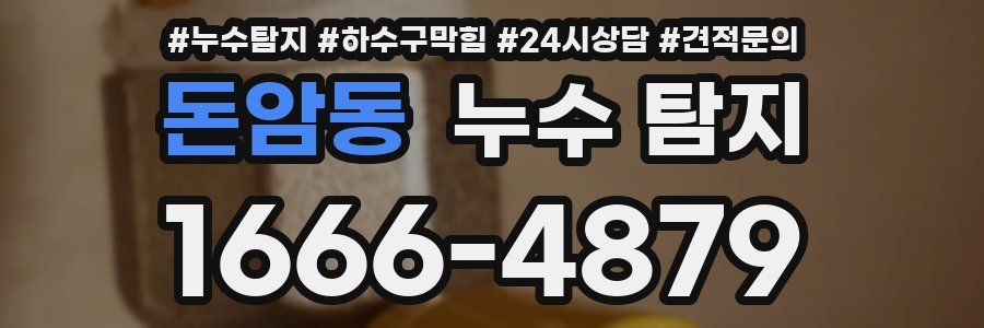 돈암동 누수 탐지