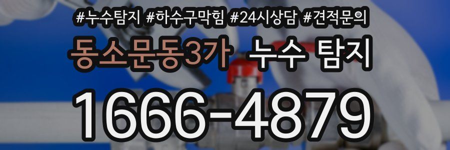 동소문동3가 누수 탐지