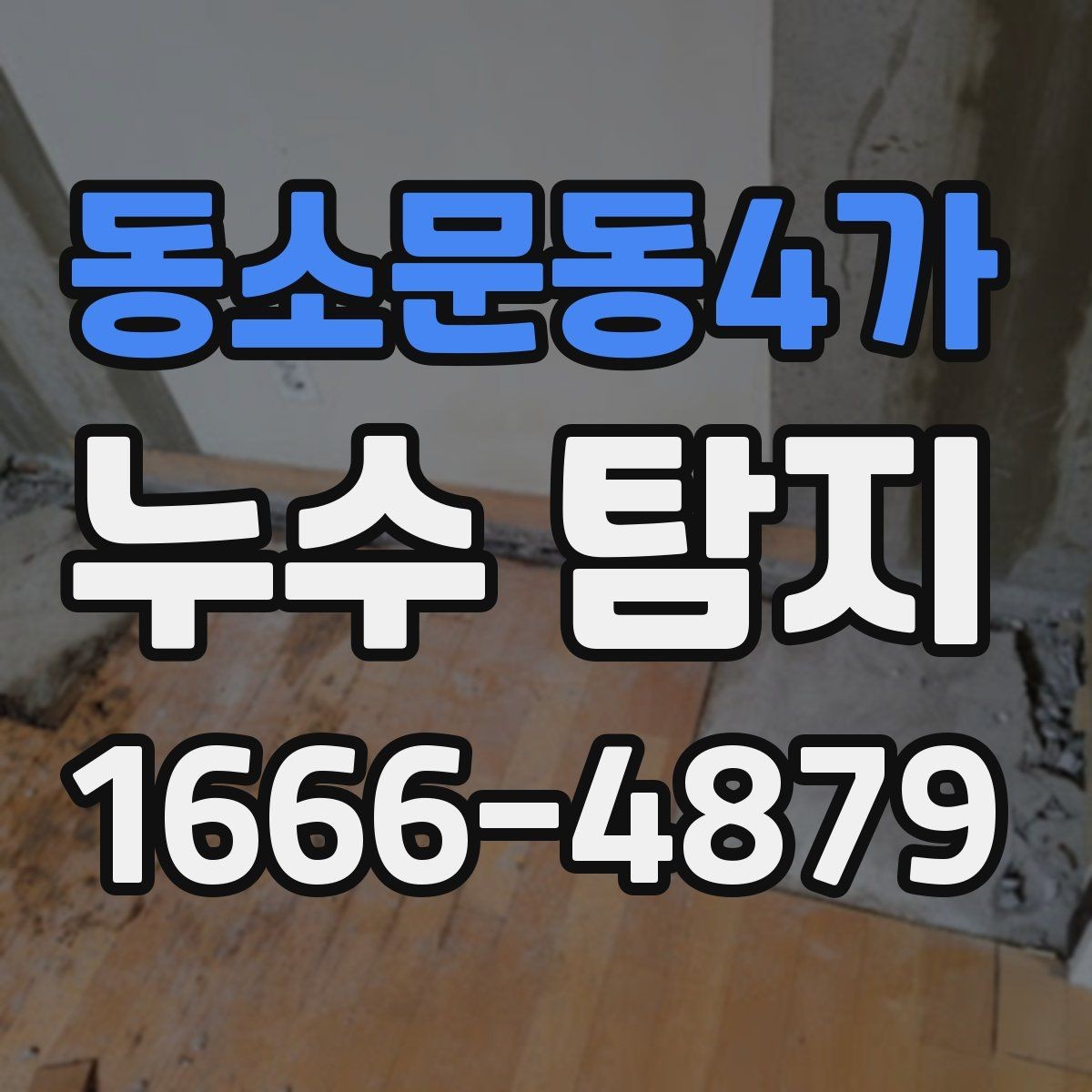 동소문동4가 누수 탐지 비용과 처리 범위를 함께 보기