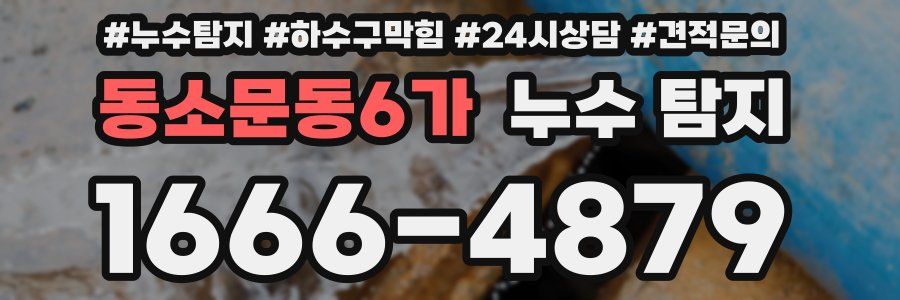 동소문동6가 누수 탐지