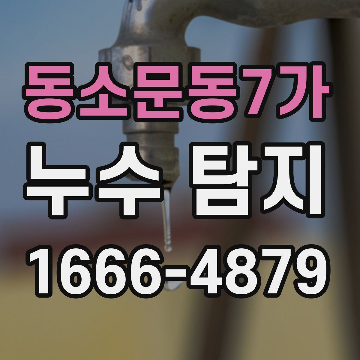 동소문동7가 누수 탐지