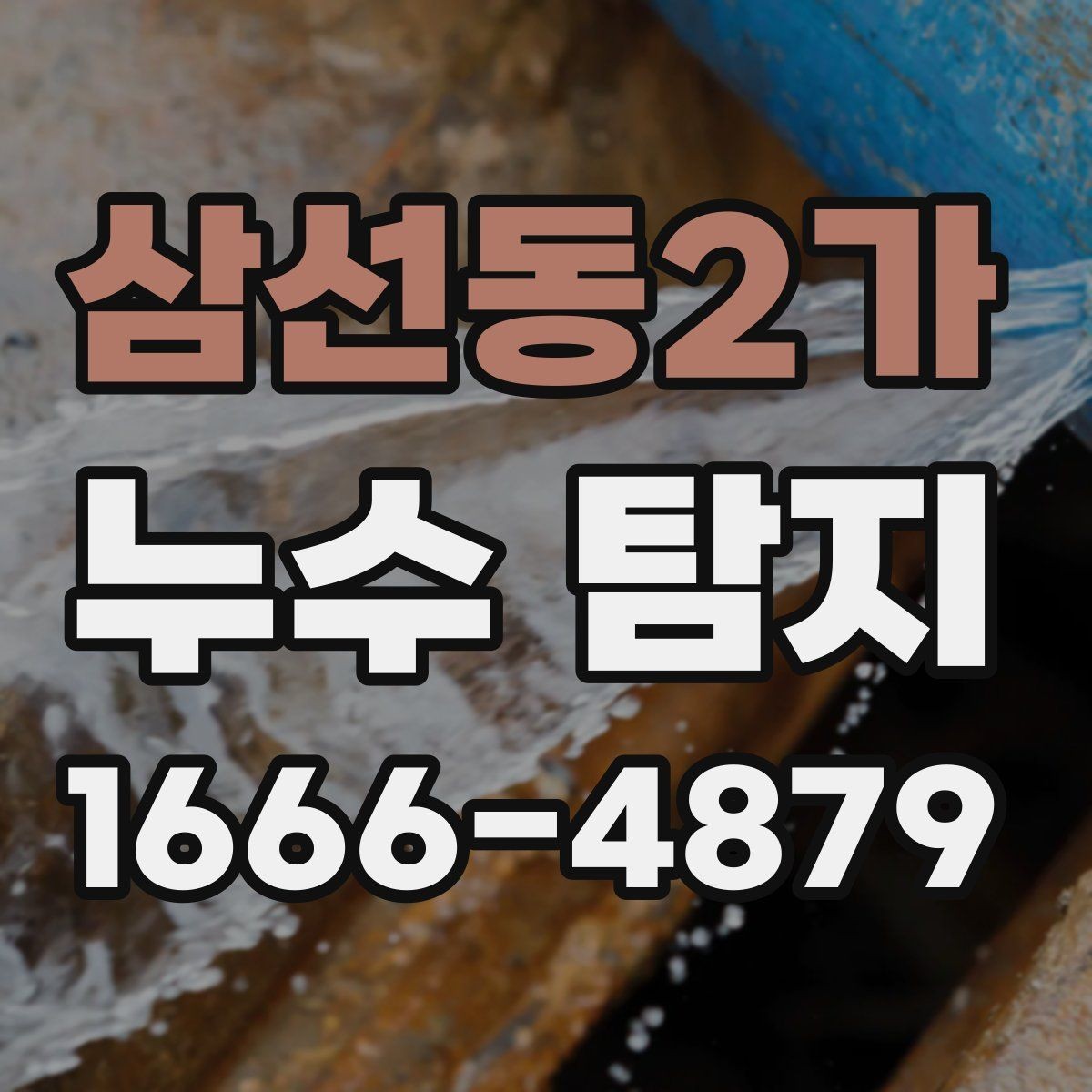 삼선동2가 누수 탐지 전문가가 보는 현장 신호