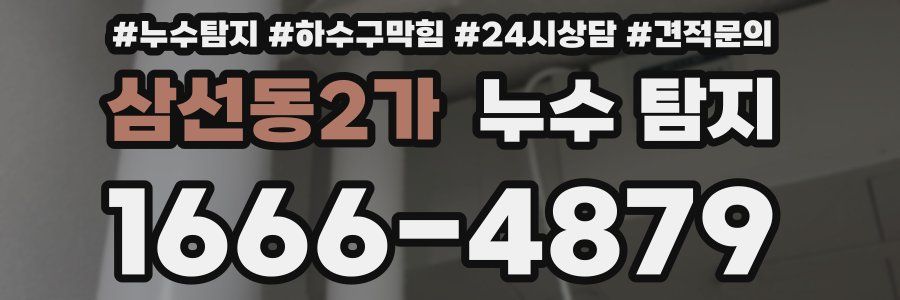 삼선동2가 누수 탐지