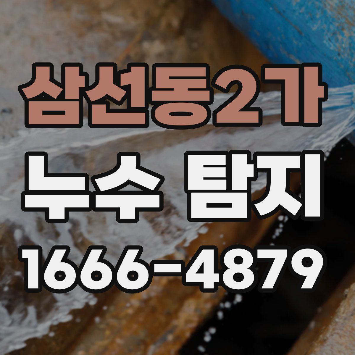 삼선동2가 누수 탐지