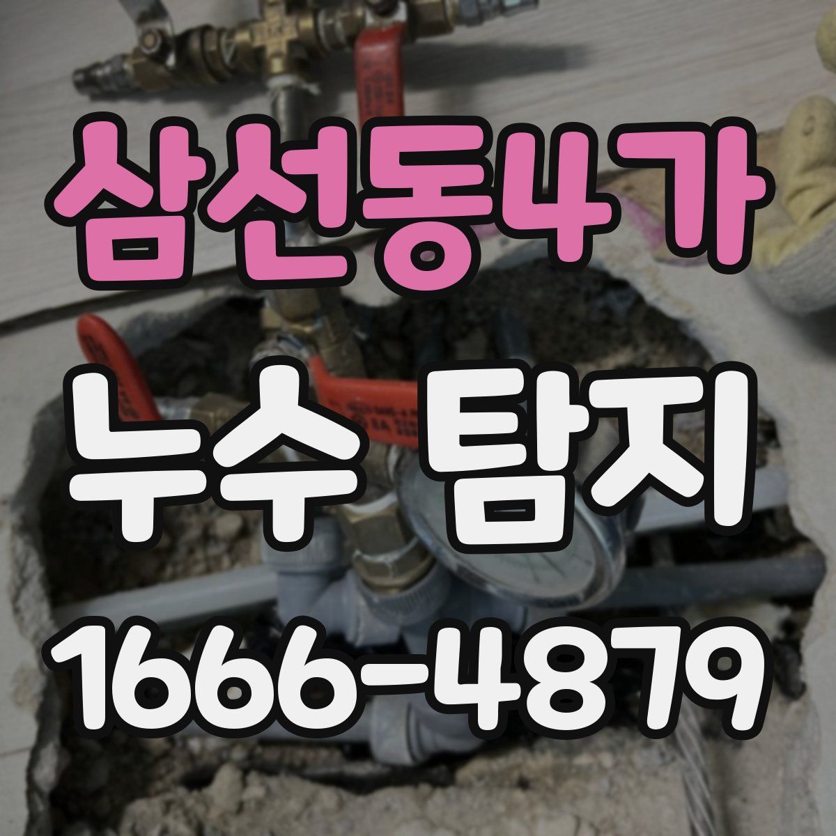 삼선동4가 누수 탐지