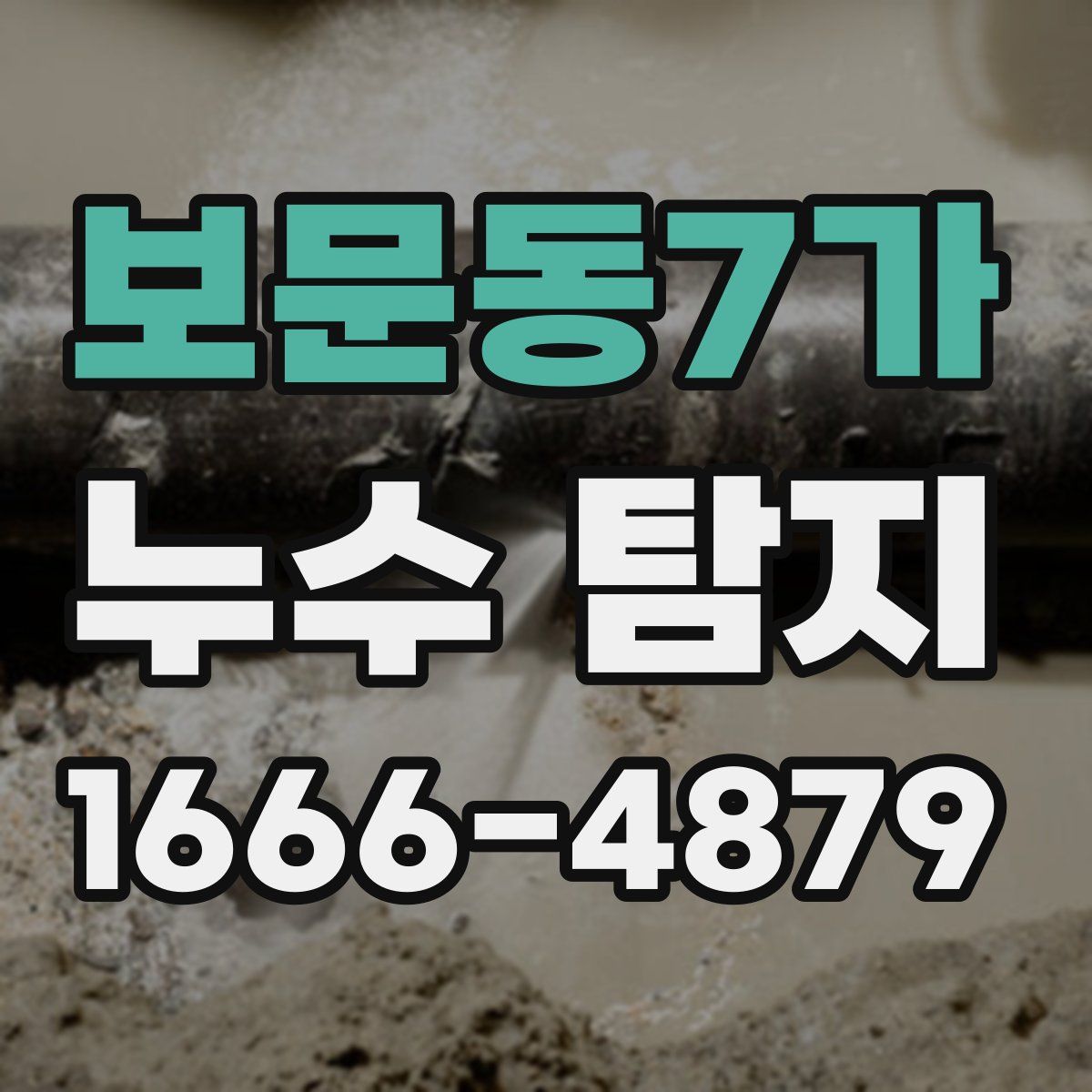 보문동7가 누수 탐지