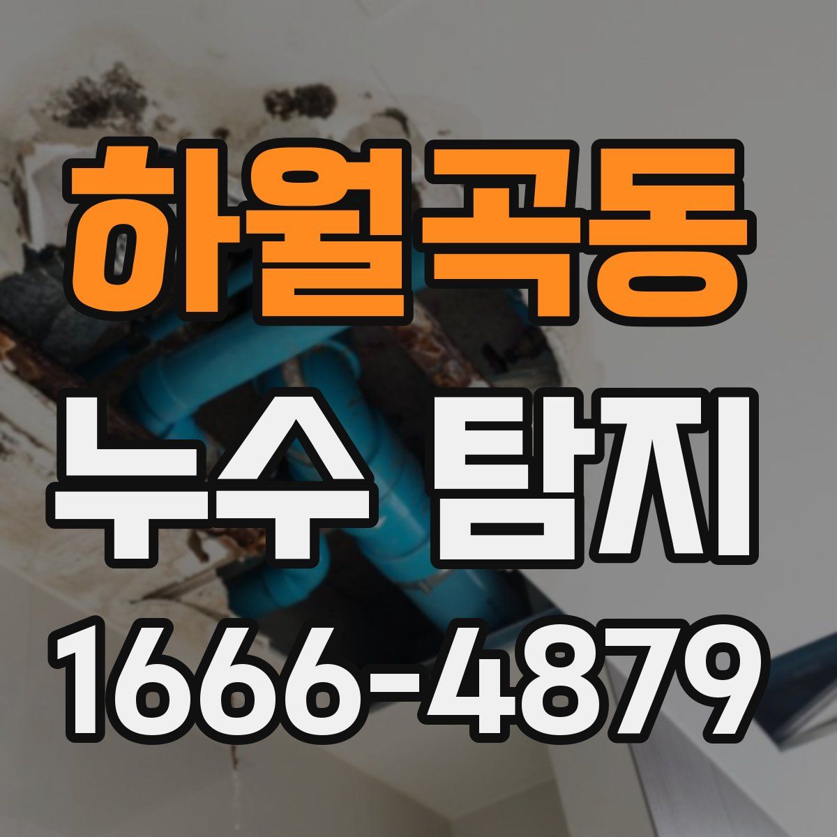 하월곡동 누수 탐지