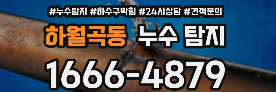 하월곡동 누수 탐지