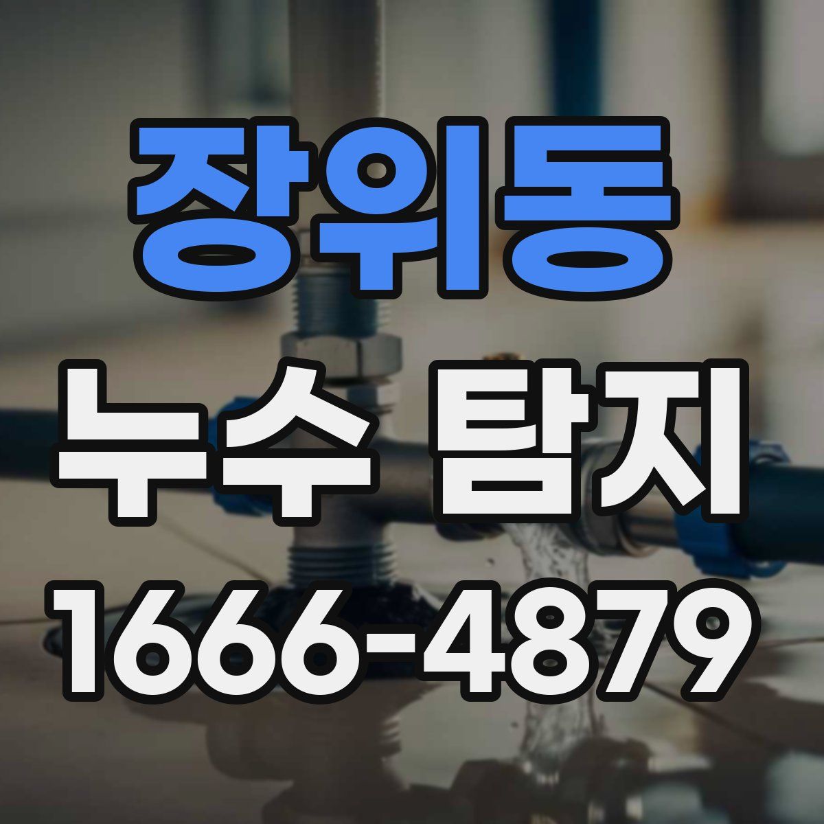 장위동 누수 탐지