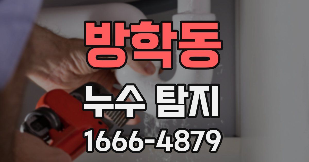 방학동 누수 탐지