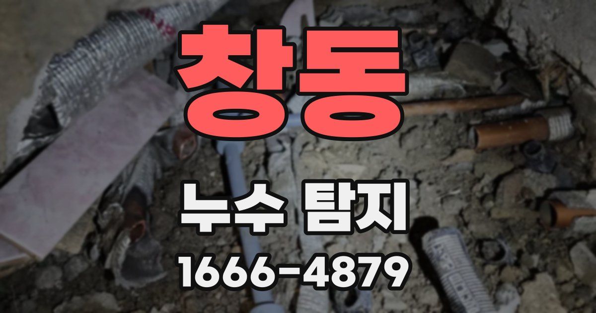 창동 누수 탐지
