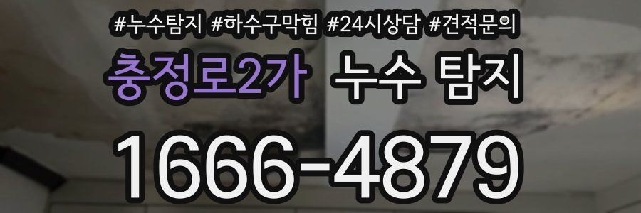 충정로2가 누수 탐지