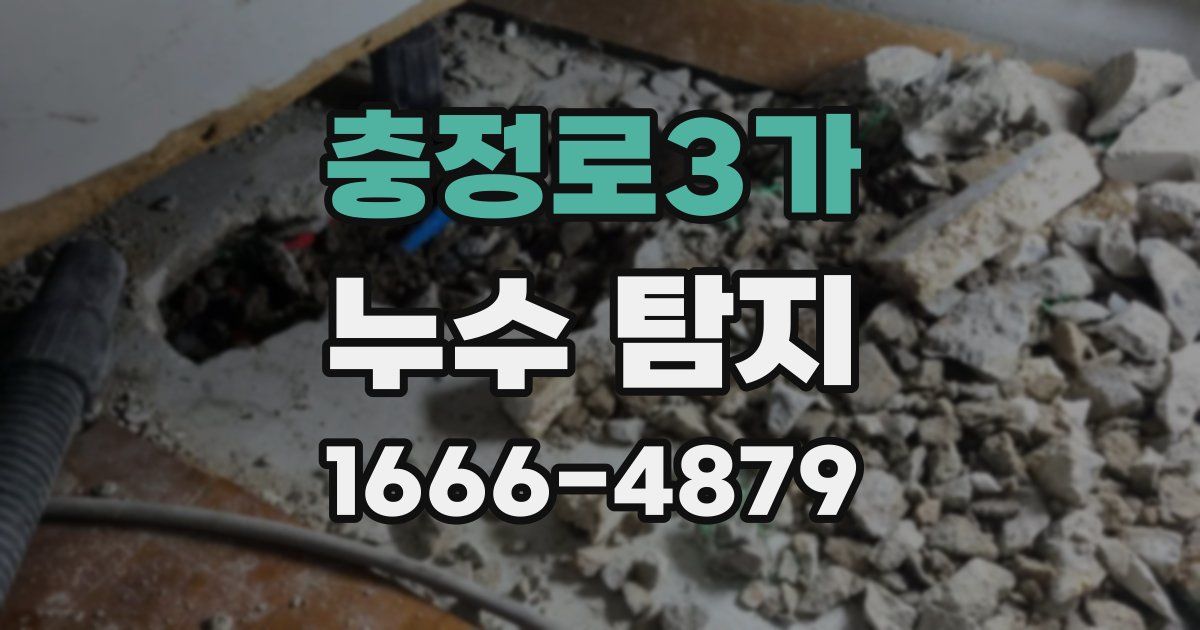 충정로3가 누수 탐지