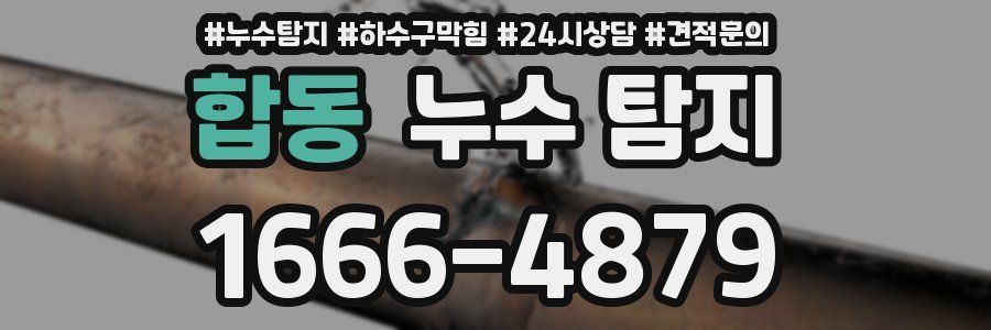 합동 누수 탐지