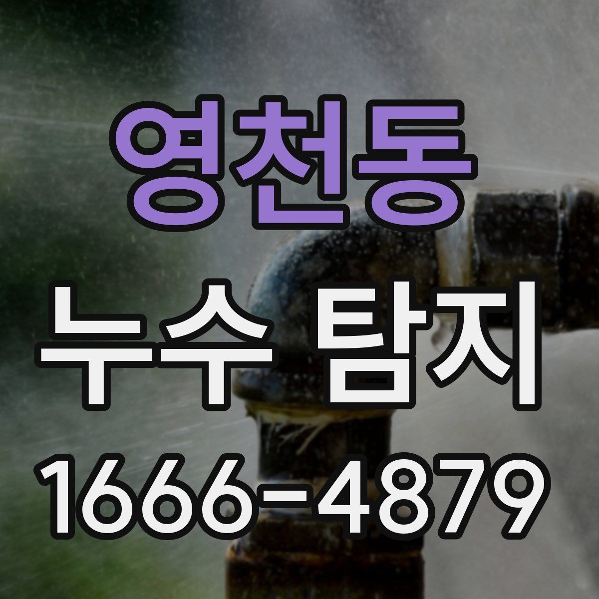 영천동 누수 탐지