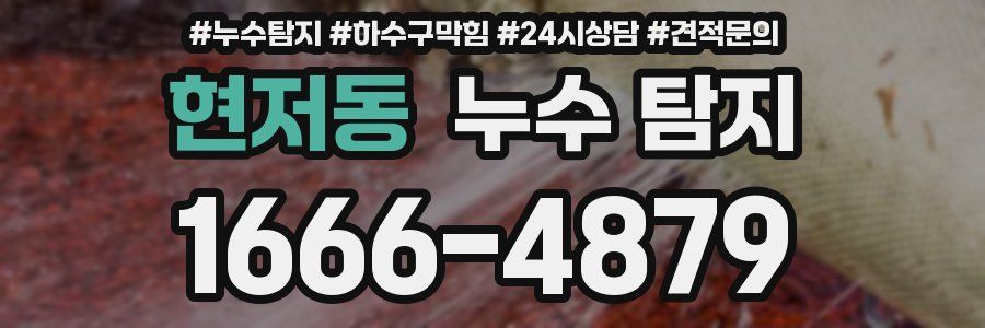현저동 누수 탐지